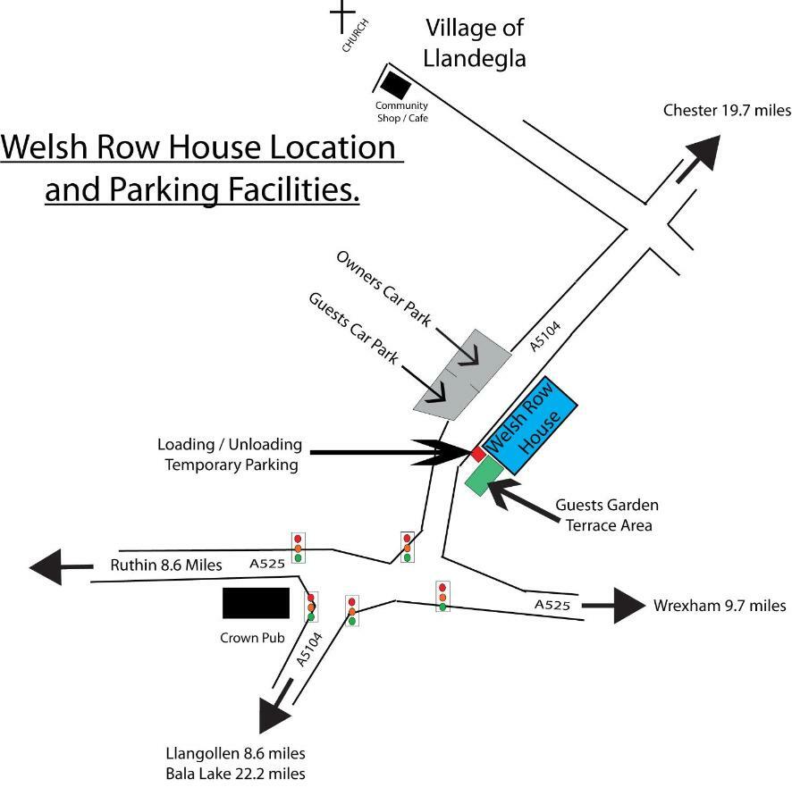 LlandeglaWelsh Row House公寓 外观 照片
